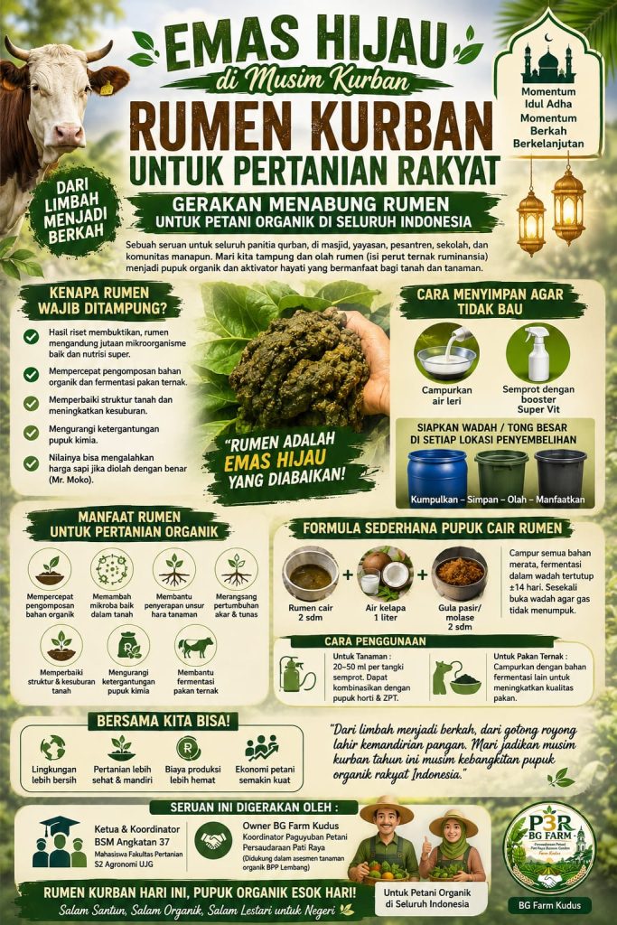 EMAS HIJAU DI MUSIM KURBAN